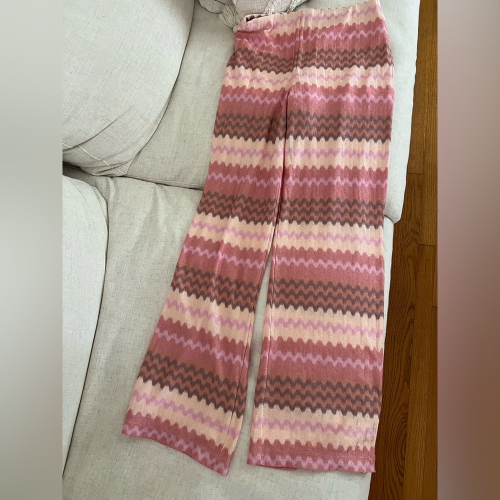 Pink pants Wide leg pants Misso ni  style pants